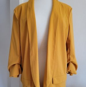 NWT Mustard Yellow Blazer - Made in Italy